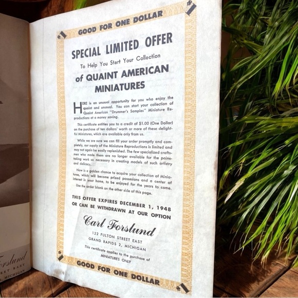 VINTAGE Quaint American Furniture & Home Accessories Catalog Pamphlet - Picture 10 of 13